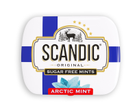 Конфеты SCANDIC без сахара со вкусом "Арктическая мята" /БОКС 18шт*14гр