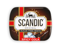 Конфеты SCANDIC без сахара со вкусом "Кола" /БОКС 18шт*14гр
