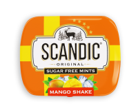 Конфеты SCANDIC без сахара со вкусом "Манго" /БОКС 18шт*14гр