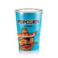 Попкорн солёный в стакане "Попкорнито Хрустито"/12шт/30г