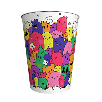Стакан V32 "Монстрики"/600шт