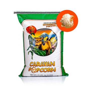 Кукуруза Mushroom Caravan Popcorn/Казахстан 22,68кг/мешок