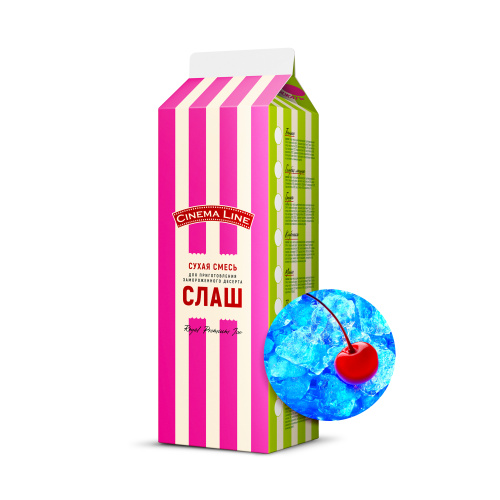 Смесь для приготовления слаш ROYAL PREMIUM ICE, голубая лагуна. 0,94 кг