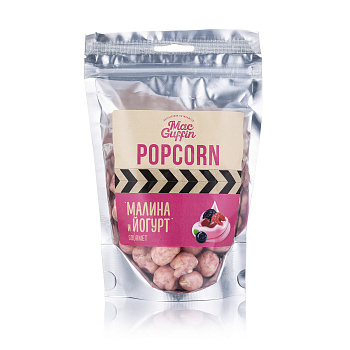 Попкорн MacGuffin "Карамельный в глазури со вкусом йогурта и малины"/12шт*85г