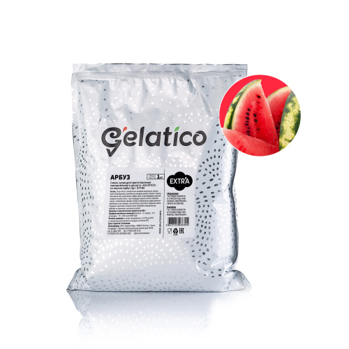 Смесь для мороженого "GELATICO" EXTRA "Арбуз", 1 кг