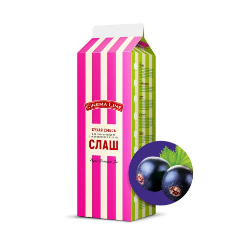 Смесь для приготовления слаш ROYAL PREMIUM ICE, чёрная смородина. 0,94 кг