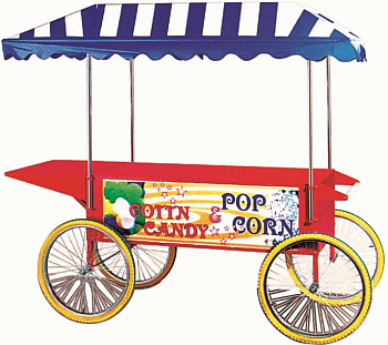 Передвижной прилавок с зонтом