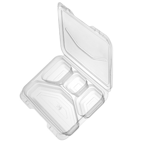 Контейнер прозрачный 4 секции/70 шт.