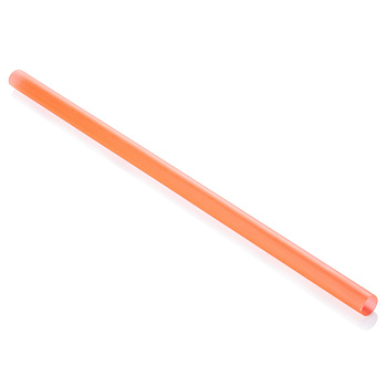 Трубочка для коктейлей 25 см. Цвет- оранжевый/3000шт