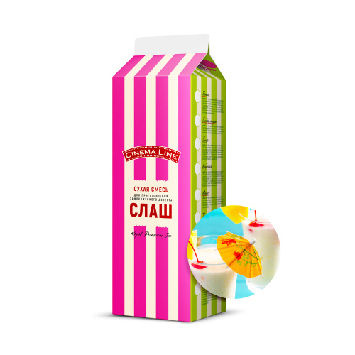 Смесь для приготовления слаш ROYAL PREMIUM ICE, пина колада. 0,94 кг