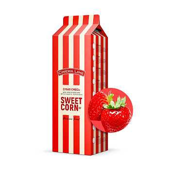 Смесь пищевая "SweetCorn+ Fruit Premium" со вкусом клубники /пачка/0,8 кг