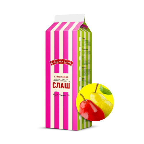 Смесь для приготовления слаш ROYAL PREMIUM ICE, груша. 0,94 кг.