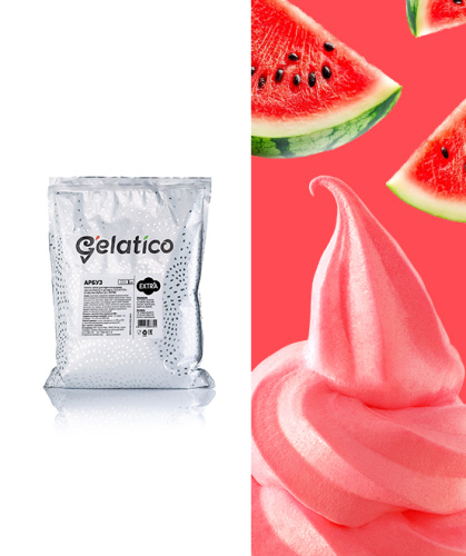 Смесь для мороженого "GELATICO" EXTRA "Арбуз", 1 кг