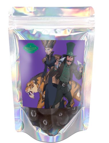 Цукаты вишни в шоколадной глазури в форме драже /в дойпаке "Волшебник Изумрудного города. Дорога из желтого кирпича"/ 20шт*80г