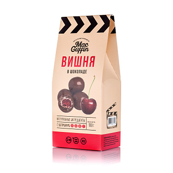 Цукаты вишни в шоколадной глазури в форме драже/28 шт по 100 г