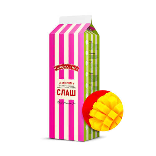 Смесь для приготовления слаш ROYAL PREMIUM ICE, манго. 0,94 кг