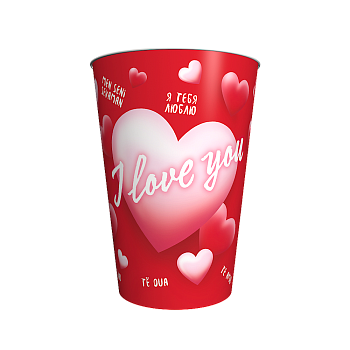 Стакан V46 "LOVE языки мира"/960шт