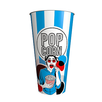 Стакан V24 Pop Corn /1000шт